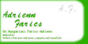 adrienn farics business card